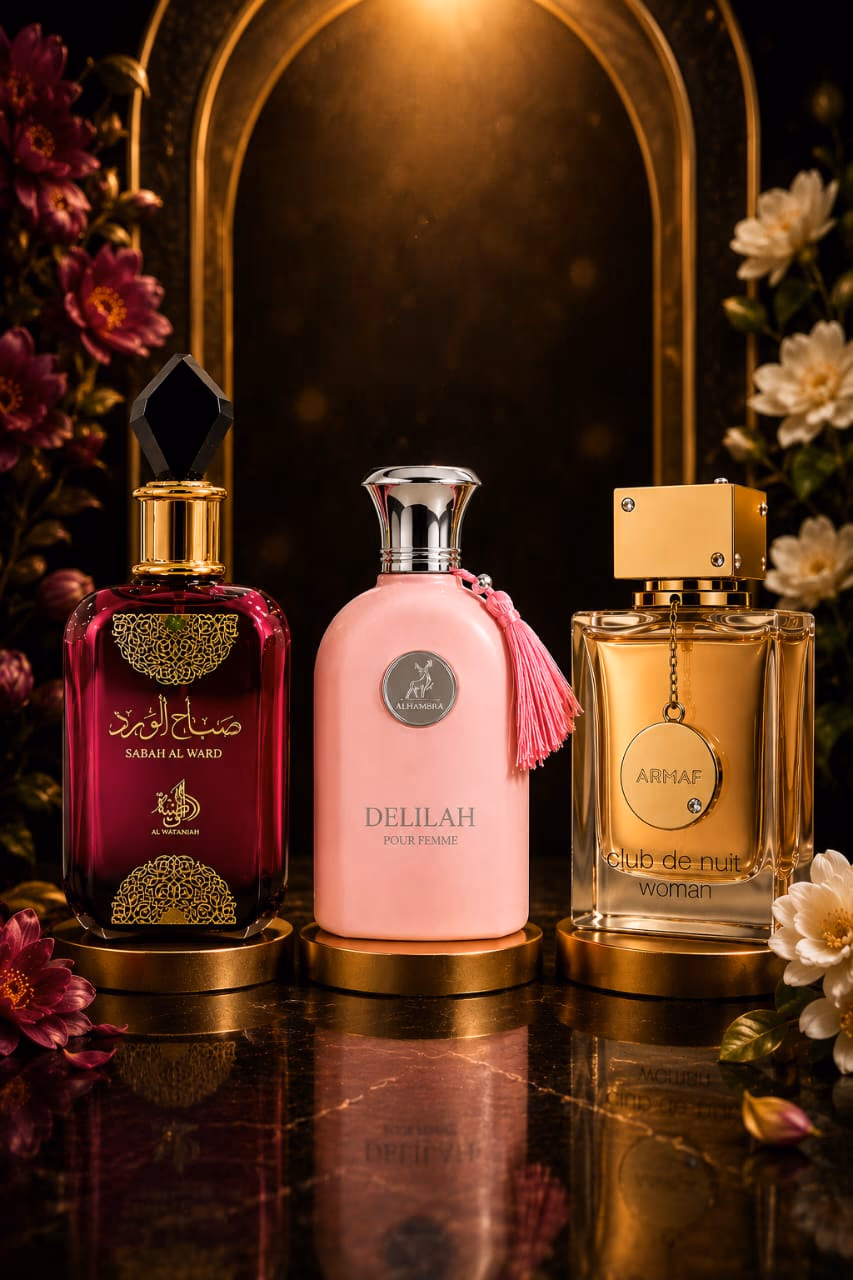 Coleção de Perfumes Femininos 3UNI