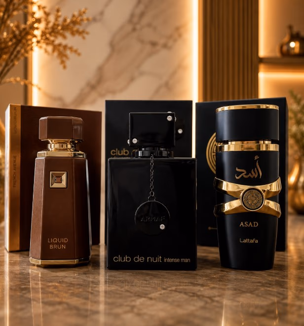 Coleção de Perfumes Masculinos 3UNI de 100ML cada